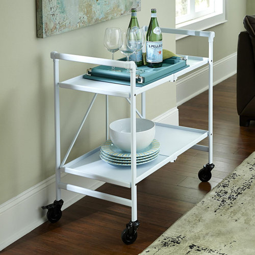 COSCO Indoor/Outdoor Folding Serving Cart with Wheels & Reviews Wayfair
